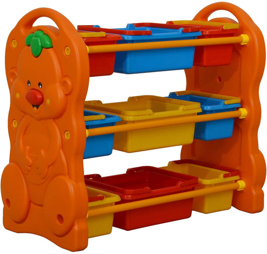 KIDS TOYS STORAGE STAND L-37" W-14" H-31"