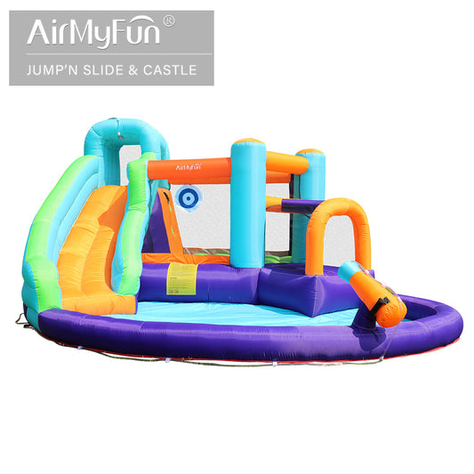 INF JUMPER SLIDE & POOL D-14ft.2" W-13ft.3" H-7ft.8"