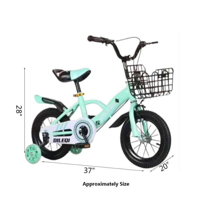 12" 4 Wheels Kids Learn Bicycle | B12-0088