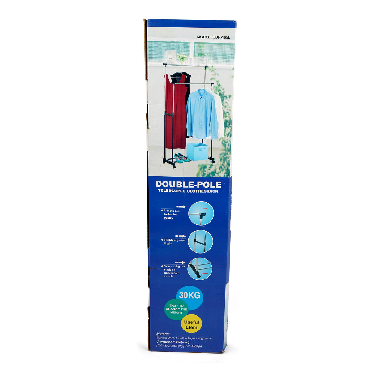 Double Pole Cloth Hanger Stand