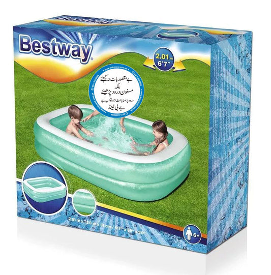 BESTWAY SWIMMING FUN L6FT W-57.5" H-14"