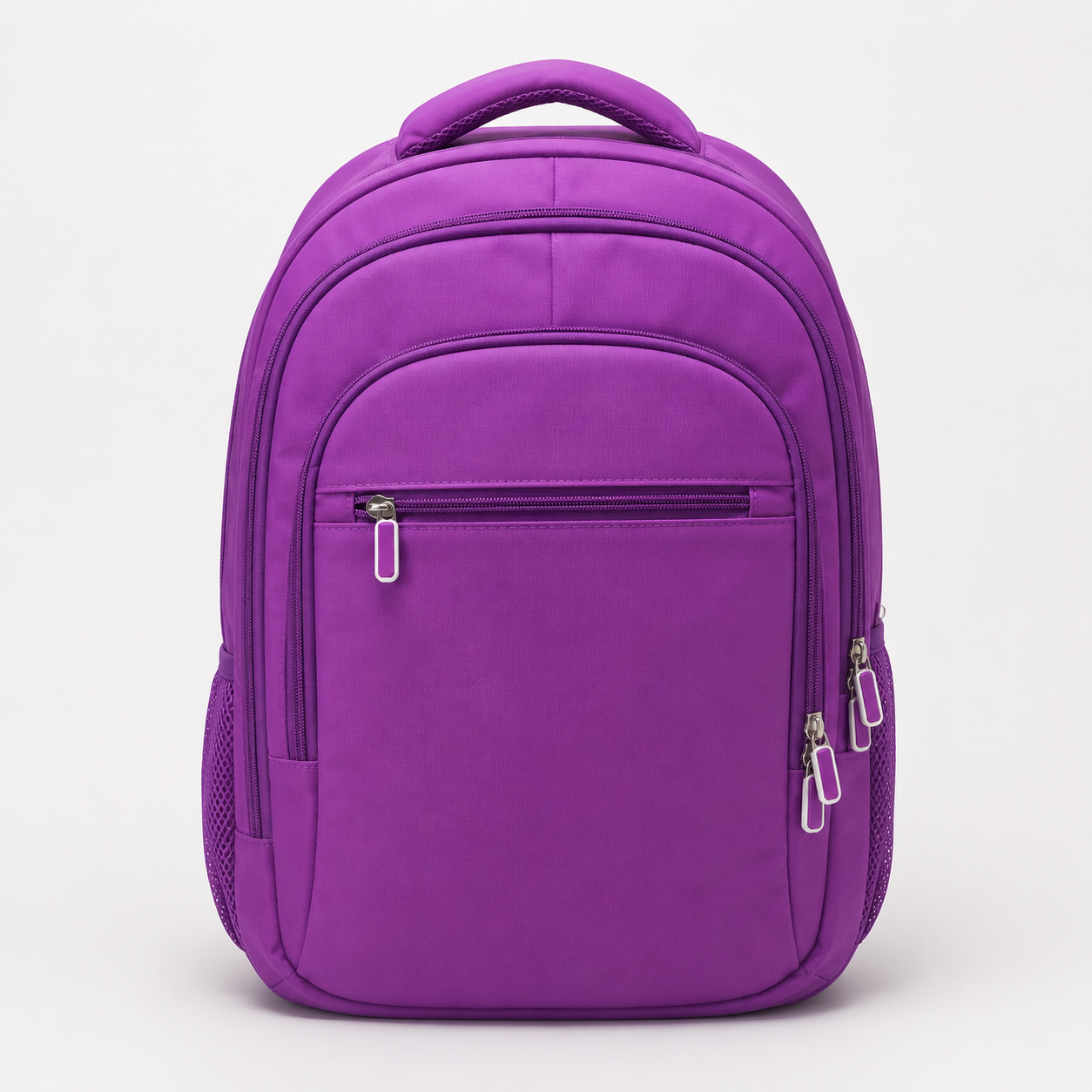 Classic Purple Multi-Compartment School Backpack