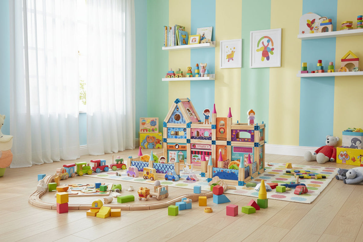 WOODEN DOLL HOUSE TOY