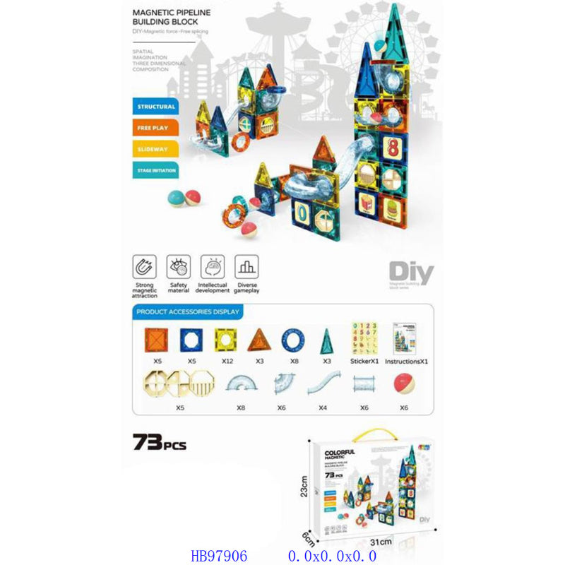 MAGNETIC BLOCKS 73PCS