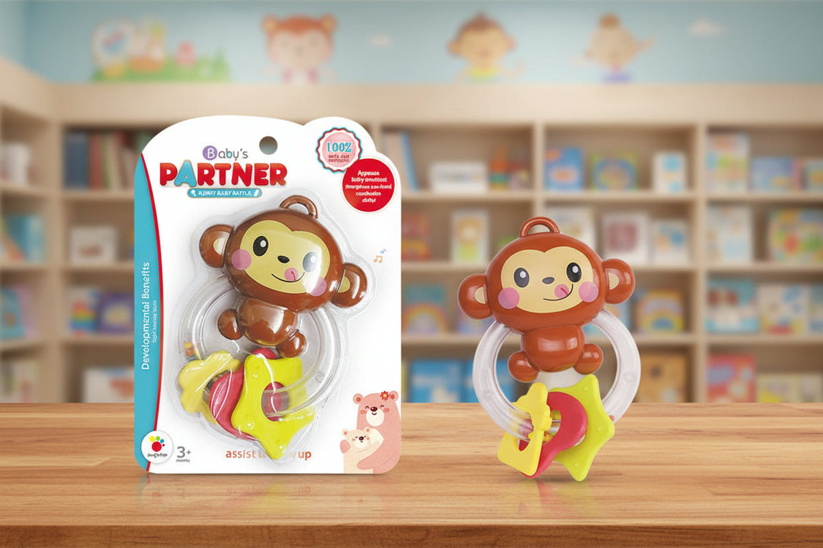 BABY RATTLES ( MONKEY)