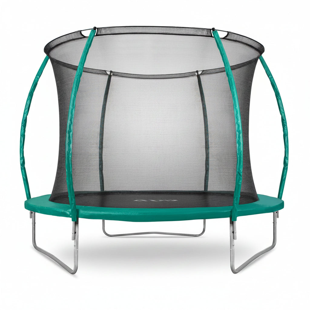 8FT TRAMPOLINE WITH STAIR & NET