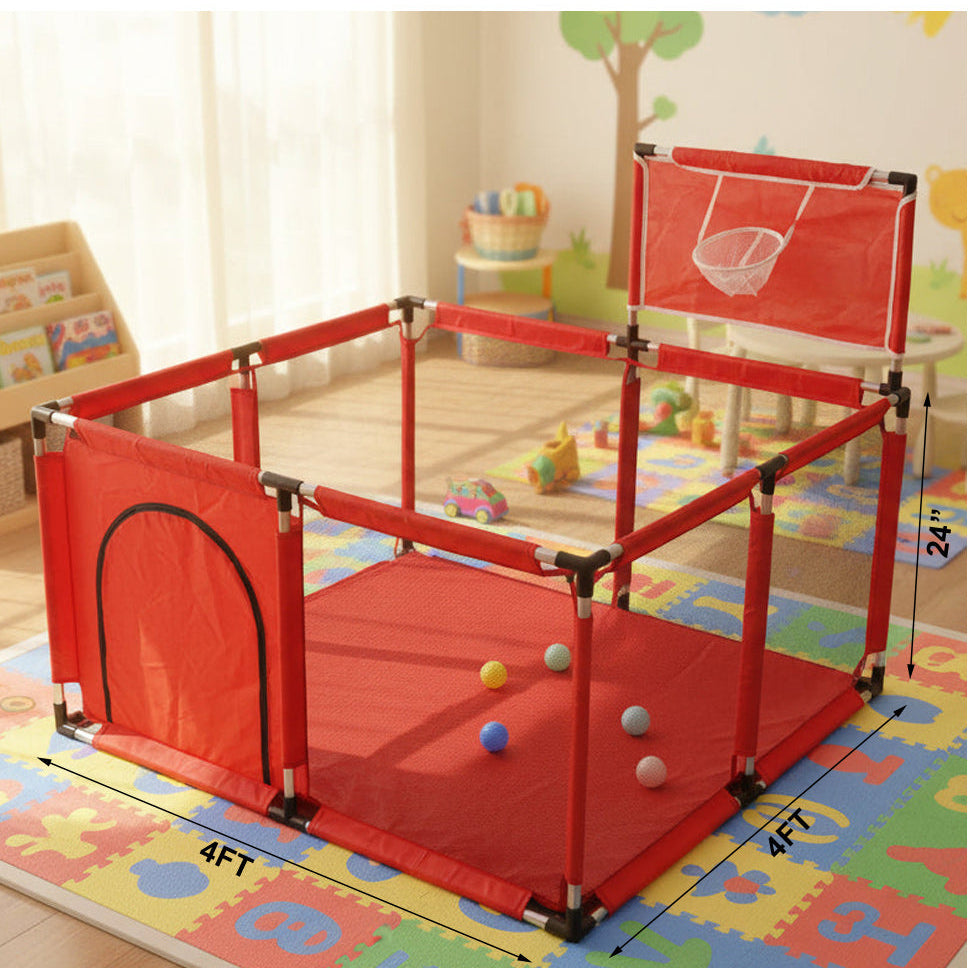 KIDS HAPPY GAME FENCE L-4FT * W-4FT * H-24"