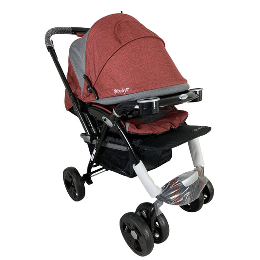 E Baby Red Stroller