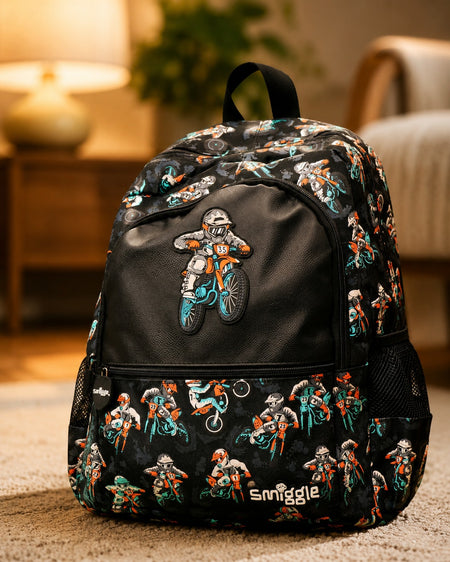 Smiggle Moto Rider School Backpack