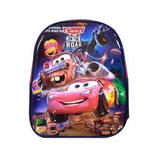 Cars Racing Kids School Backpack – Multicolor