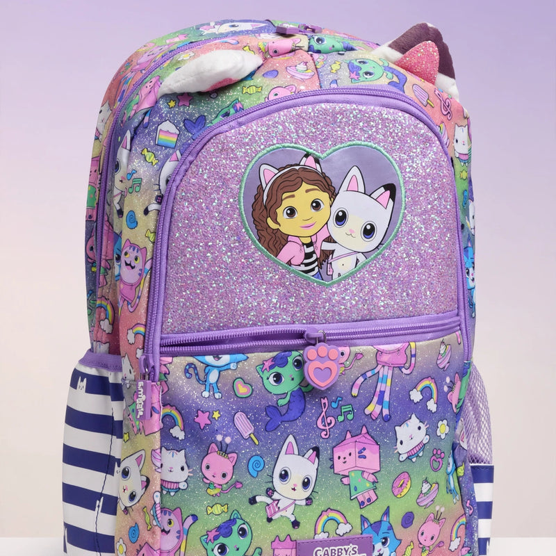 Smiggle Gabby's Dollhouse Glitter Backpack