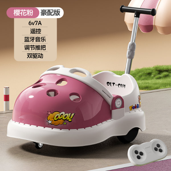 KIDS RIDE ON CAR WITH HANDLE
