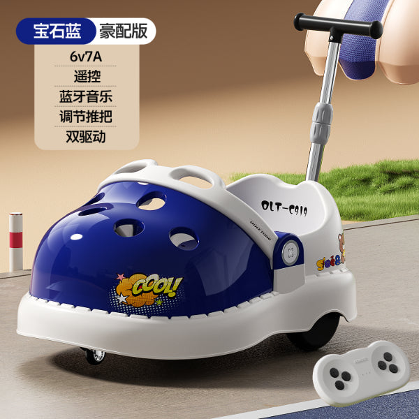 KIDS RIDE ON CAR WITH HANDLE