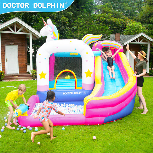 INF JUMPER & POOL UNI-CORN  D-12ft.13" W10ft.6" H-6ft.9"