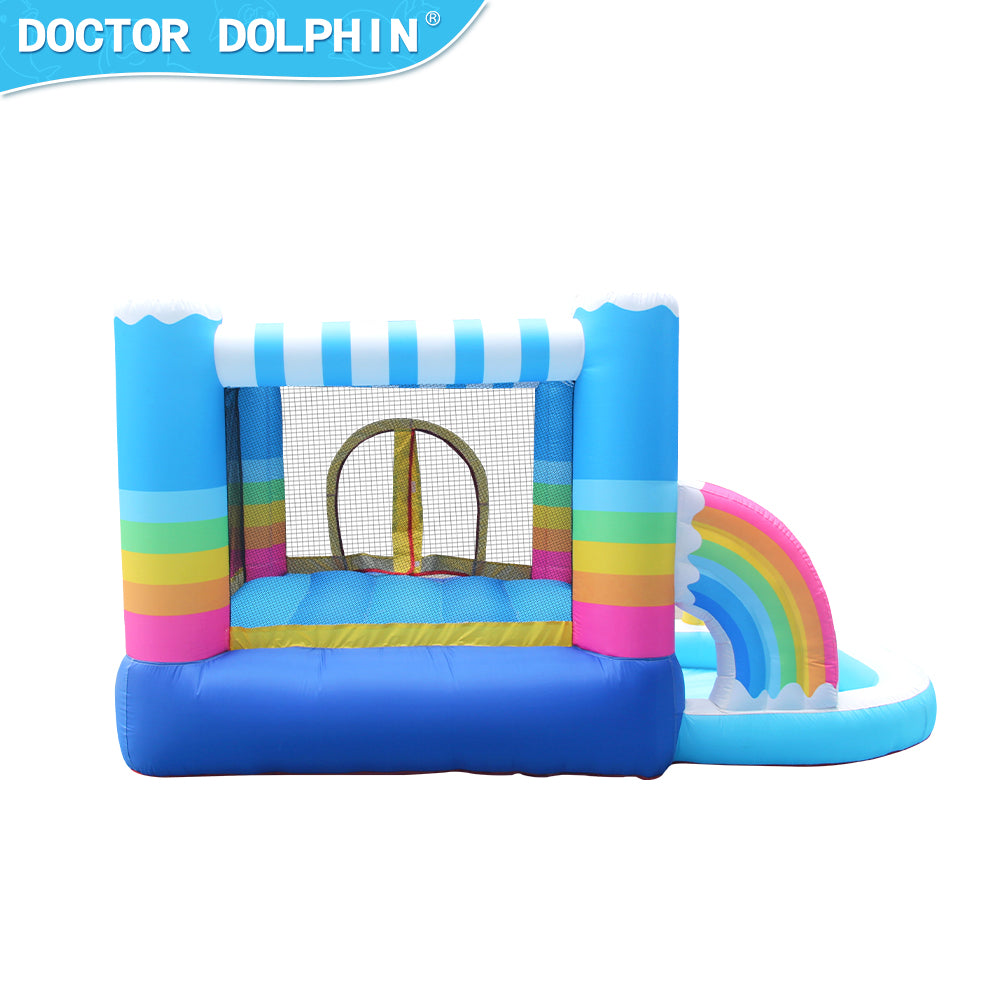 KIDS JUMPER SLIDE & POOL D-9ft.10" W-6ft.6" H-6ft