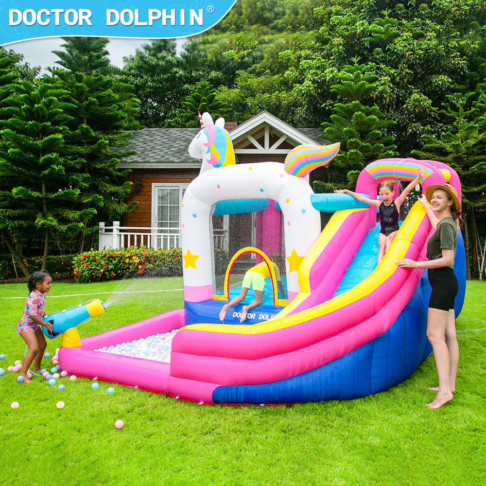 INF JUMPER & POOL UNI-CORN  D-12ft.13" W10ft.6" H-6ft.9"