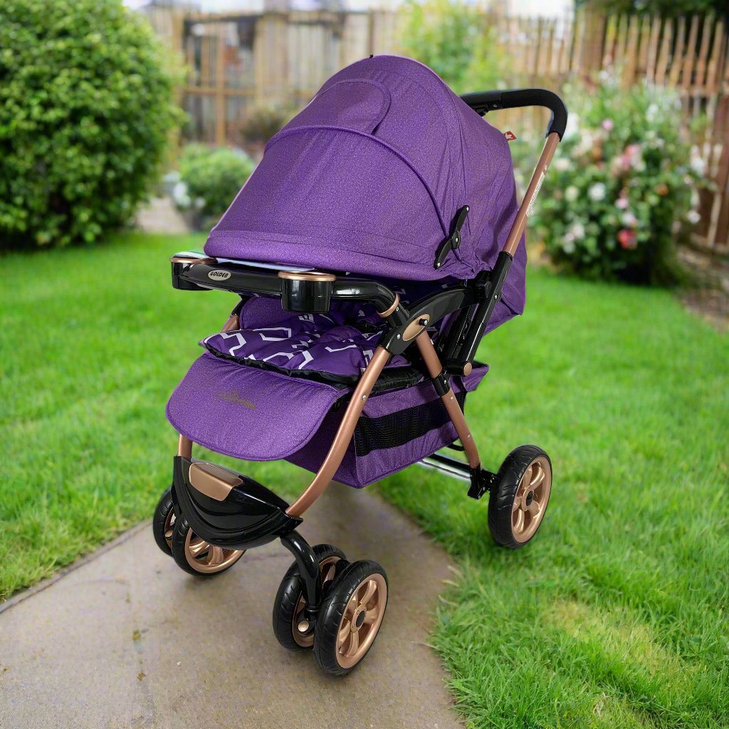 Gold Baby Stroller