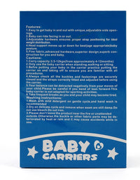 Adjustable Soft Baby Carrier

