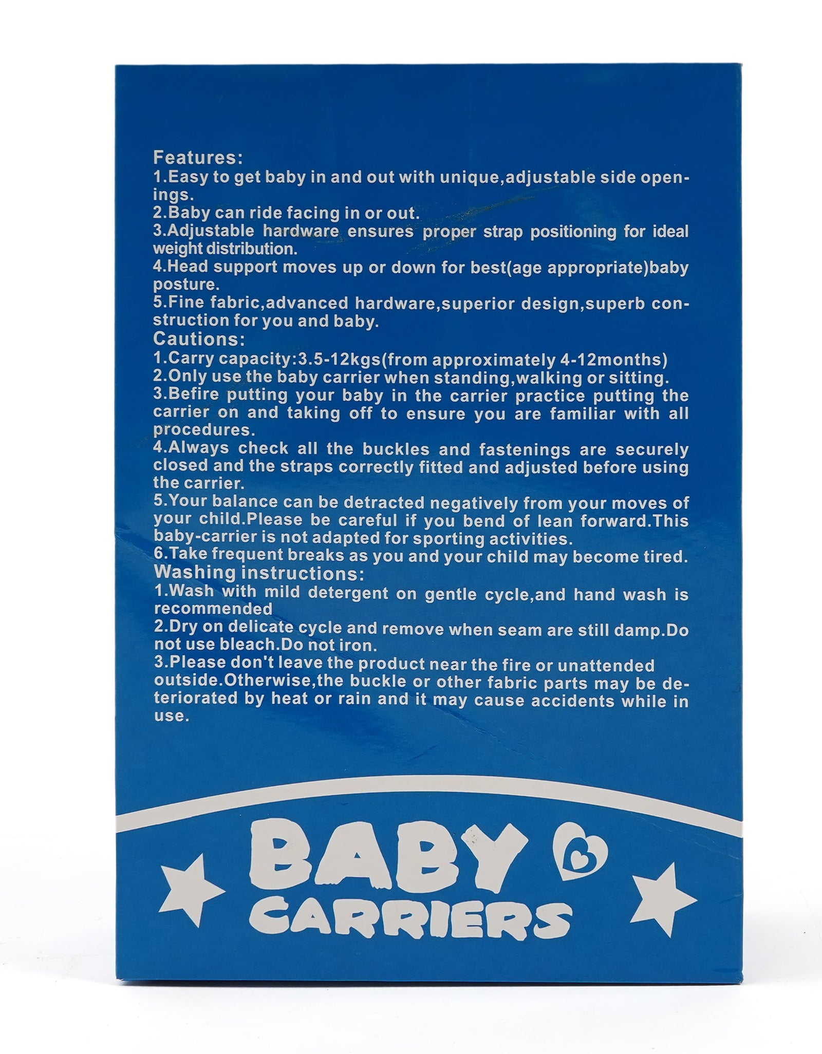 Adjustable Soft Baby Carrier