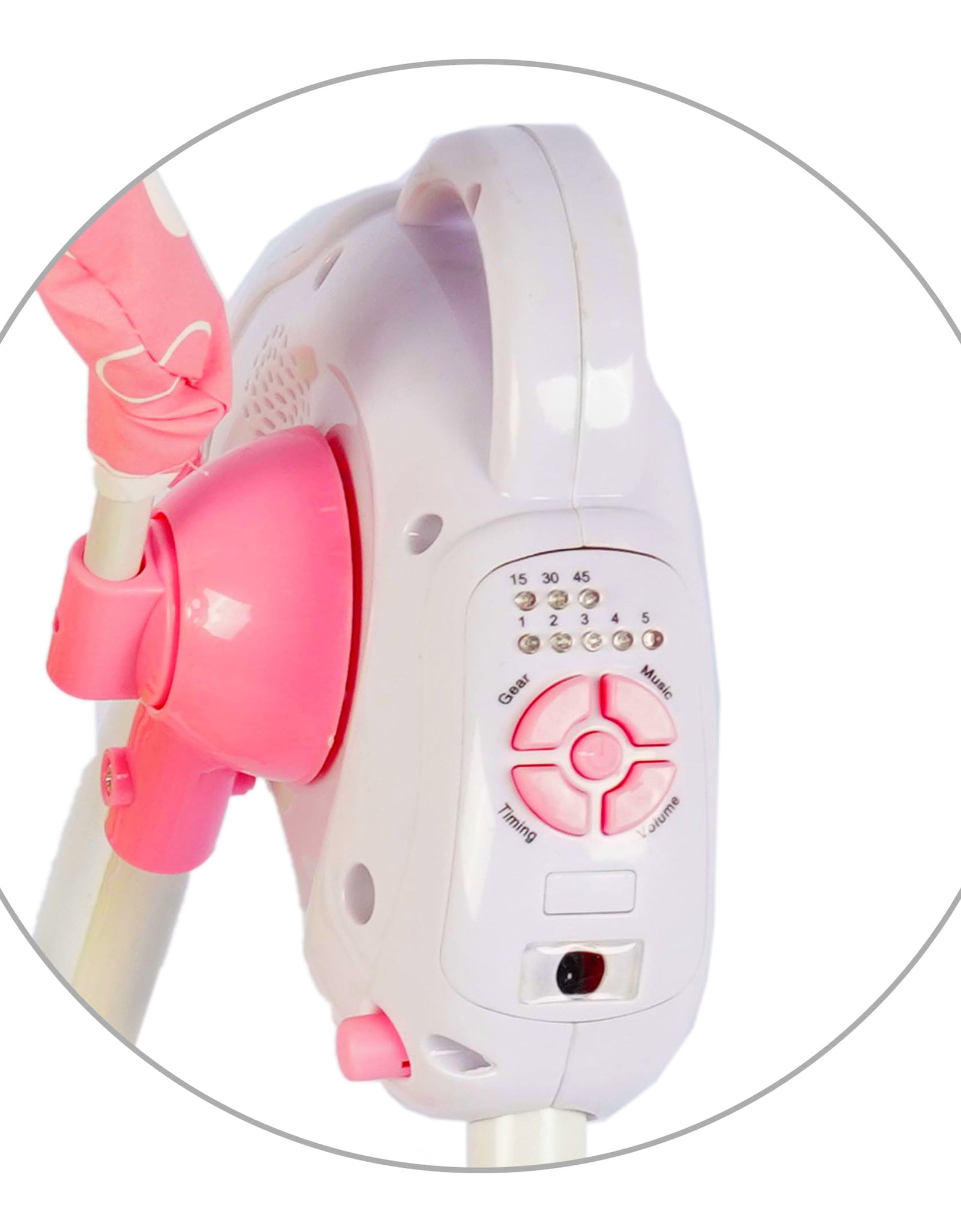 Baby Auto Electric Swing Pink