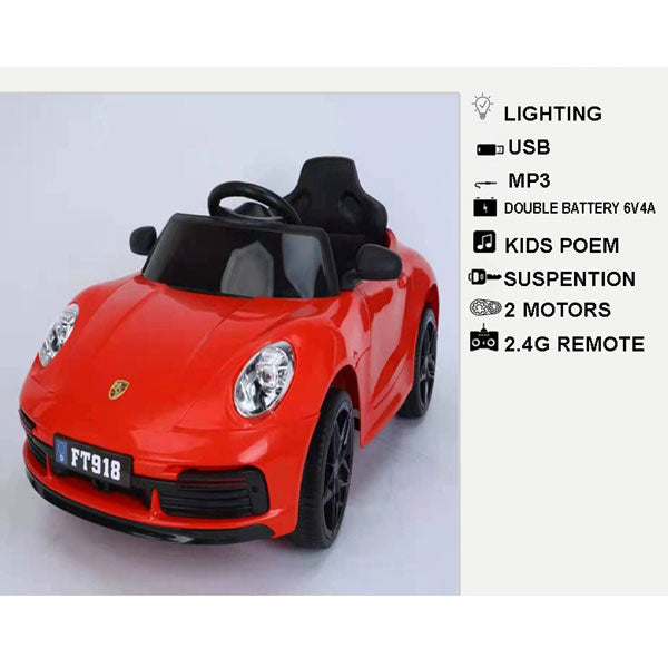 Ferrari Kids Battery Car - Red