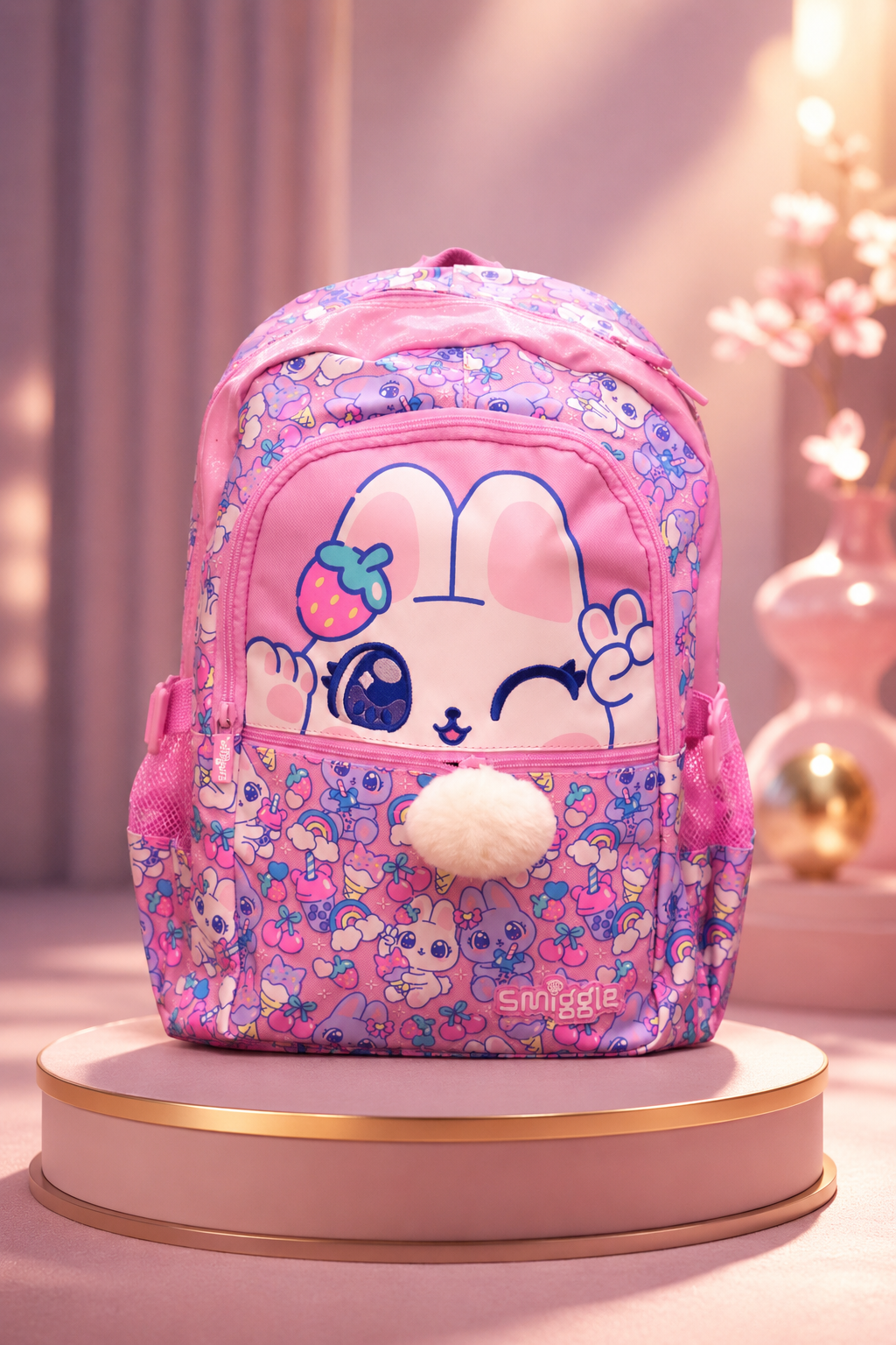 Pink Bunny Backpack