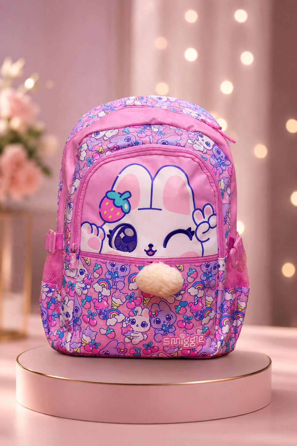 Pink Bunny Backpack