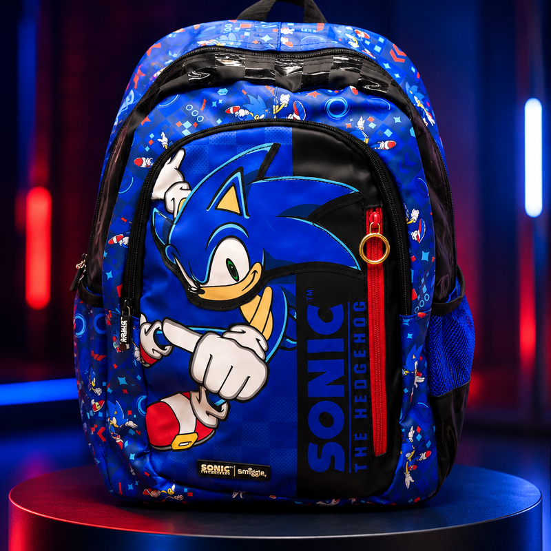 Blue Sonic Backpack