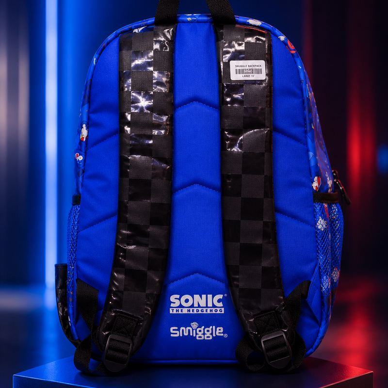 Blue Sonic Backpack
