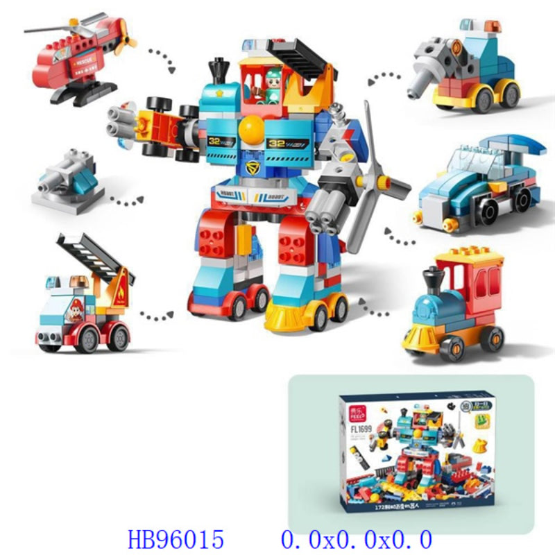 PARTICLE FUSION ROBOT 172PCS BLOCK