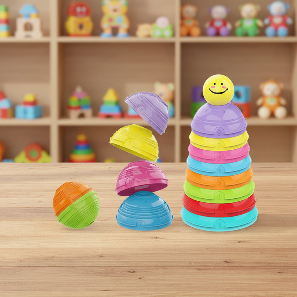 RAINBOW STACKING CUPS