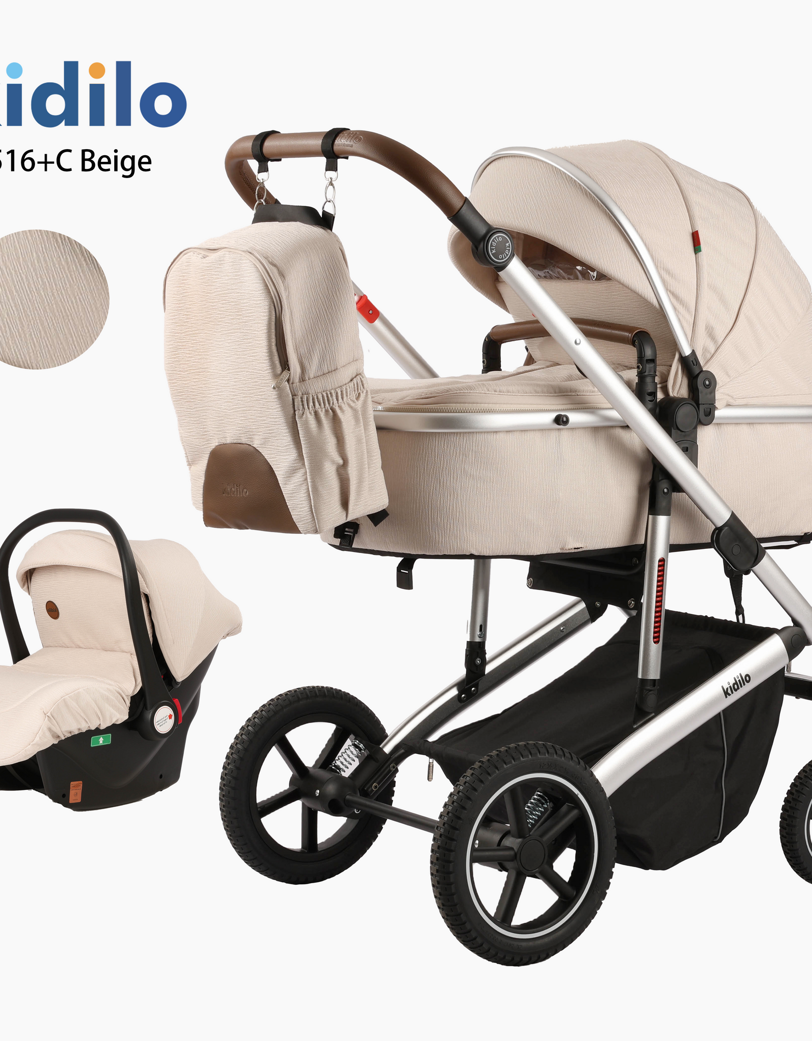 KIDS STROLLER WITH TRAVEL SET BAG KIDILO