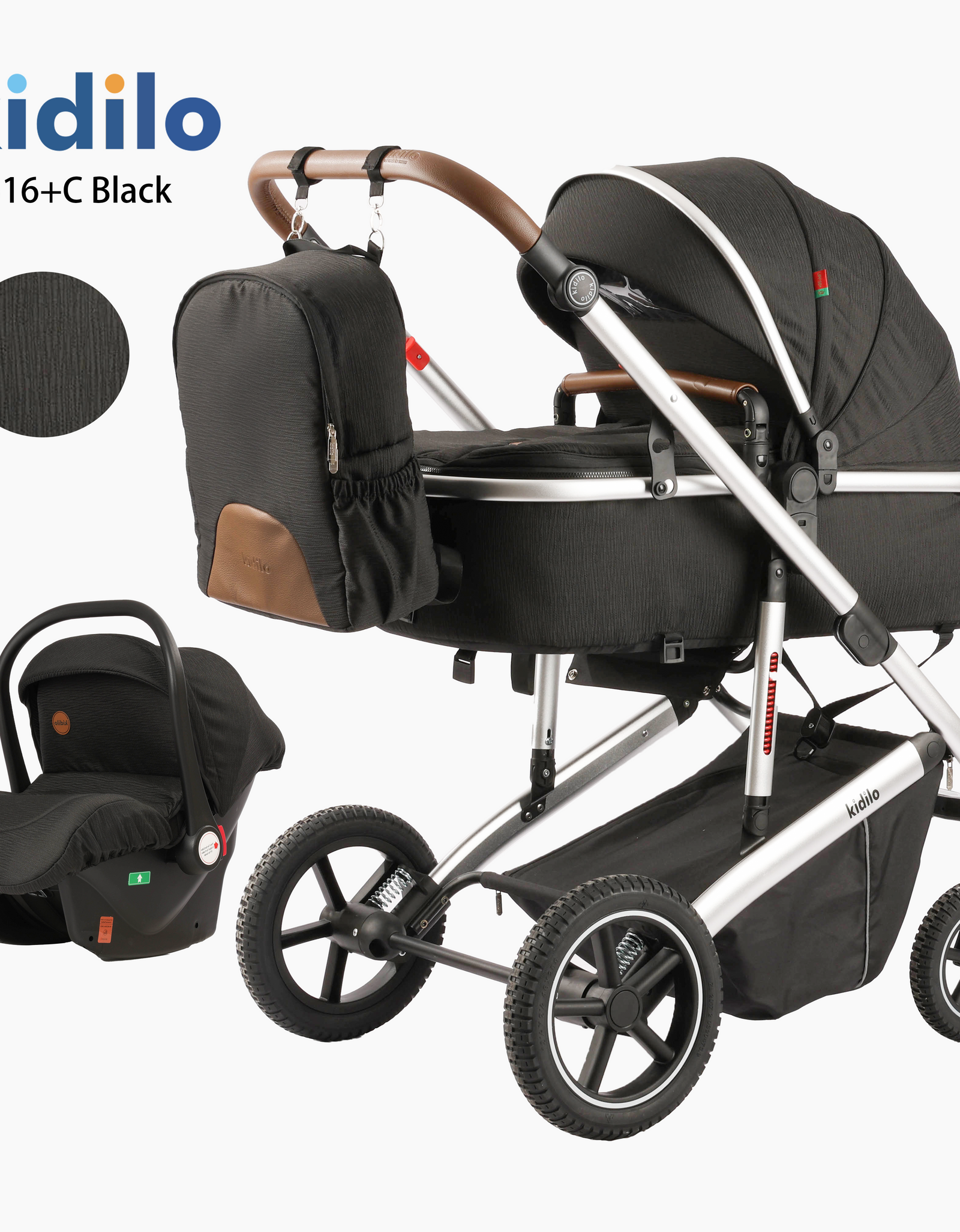 KIDS STROLLER WITH TRAVEL SET BAG KIDILO