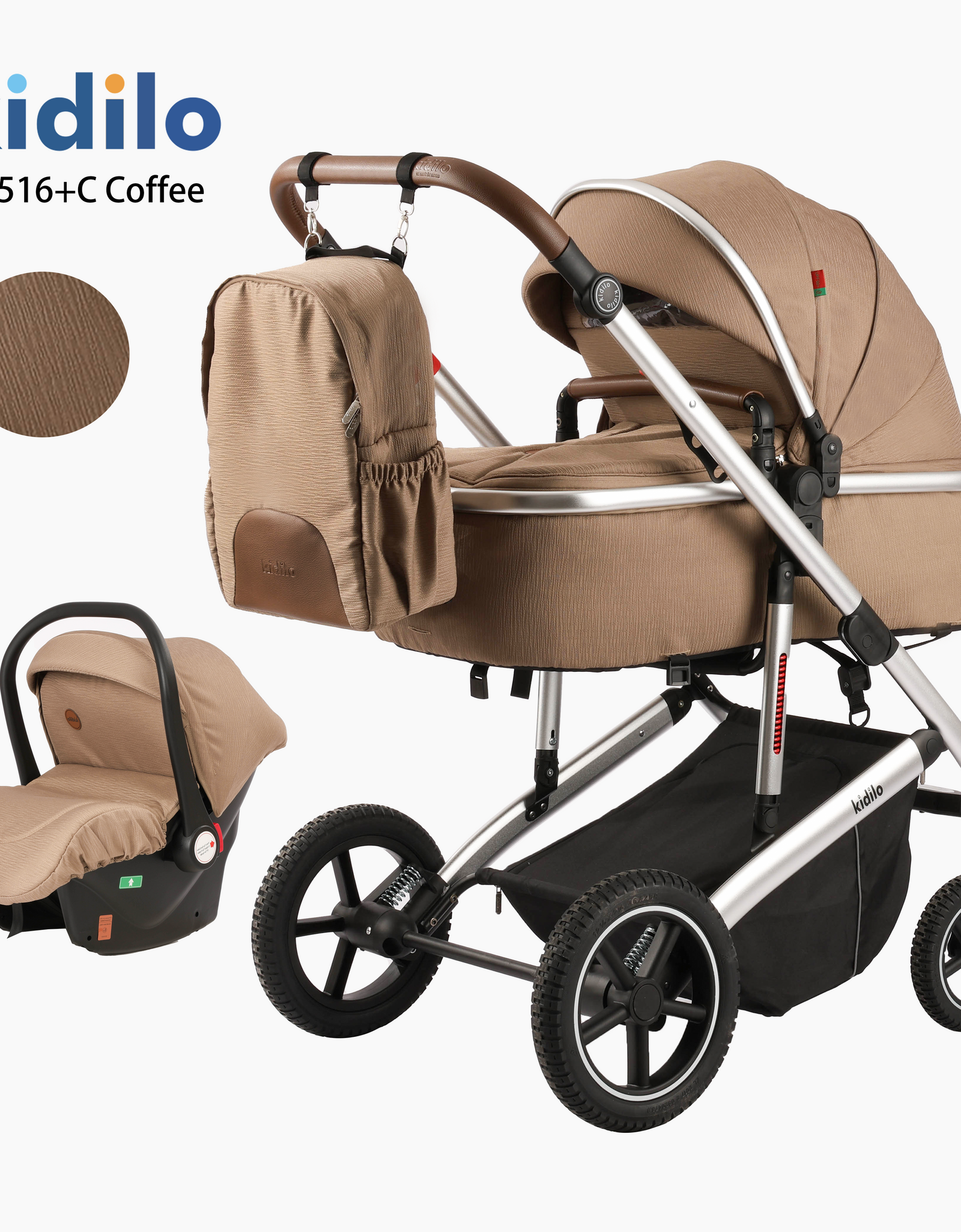 KIDS STROLLER WITH TRAVEL SET BAG KIDILO