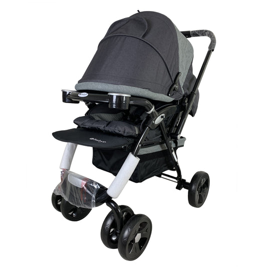E Baby Black Stroller