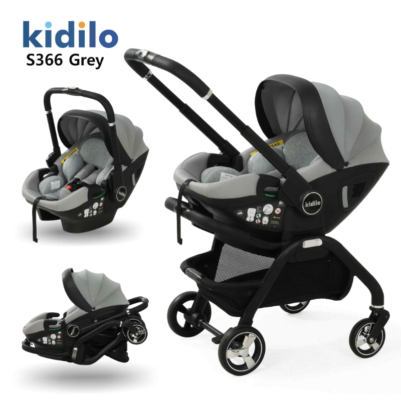BABY STROLLER 3 IN 1  ONLY BLACK COLOUR AVAILABLE