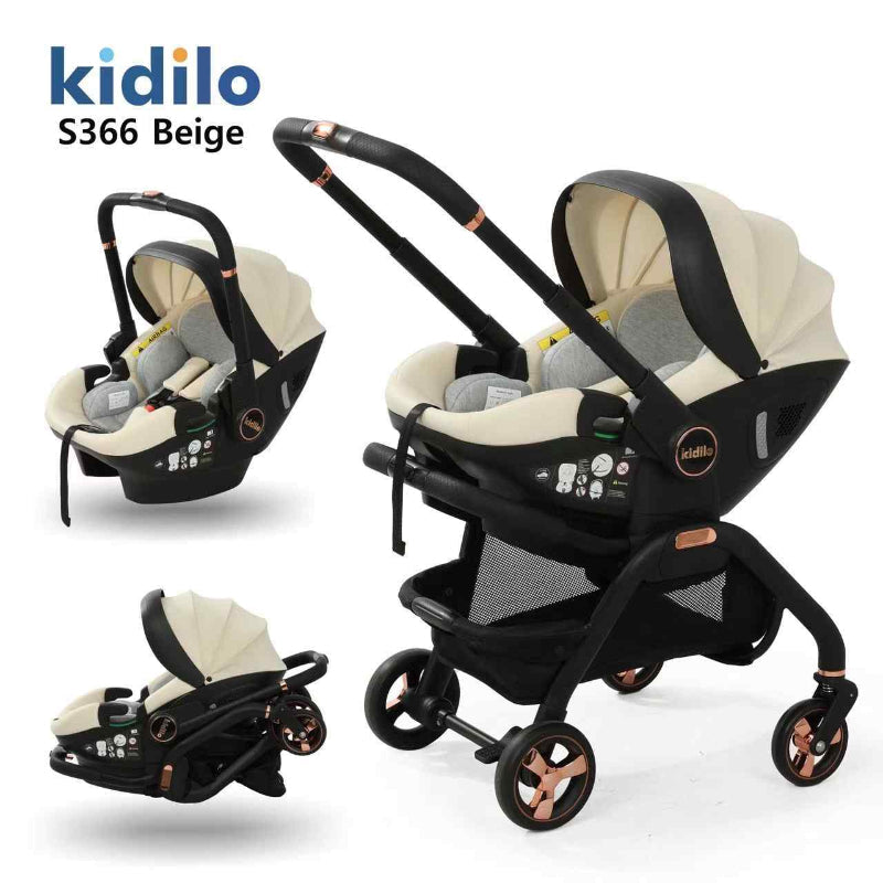 BABY STROLLER 3 IN 1  ONLY BLACK COLOUR AVAILABLE