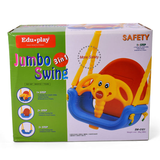 3-in-1 Elephant Baby Swing Rope