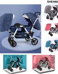 Twin Face to Face Baby Stroller S-758P
