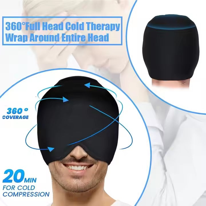 MIGRAINE ICE HEAD WRAP FOR HEADACHES