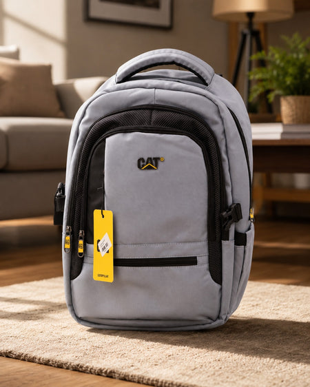 CAT Grey Classic School Backpack