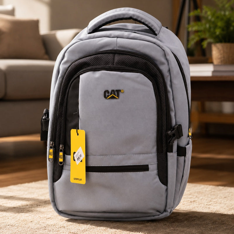 CAT Grey Classic School Backpack