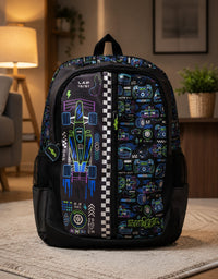 Smiggle Racing Graphic Kids Backpack
