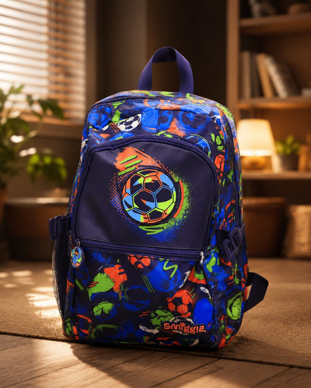 Smiggle Soccer Print Kids Backpack
