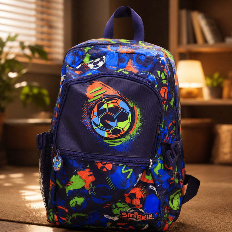 Smiggle Soccer Print Kids Backpack