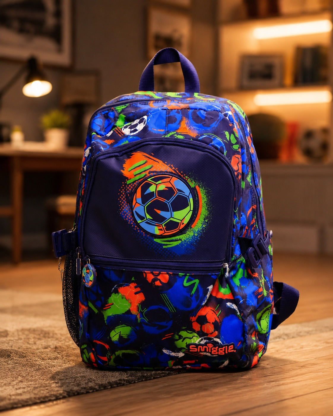 Smiggle Soccer Print Kids Backpack