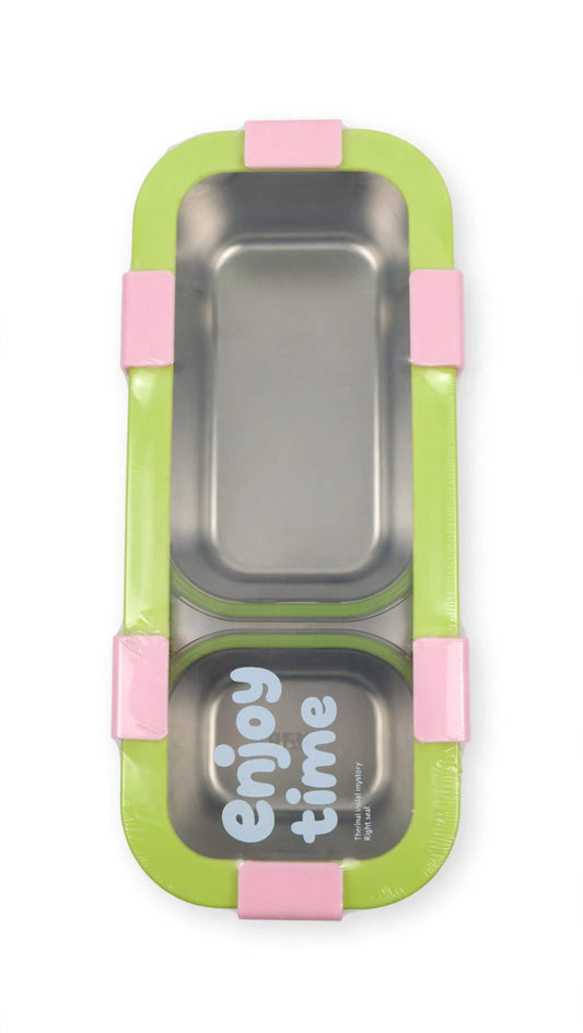 Green & Pink Bento Lunch Box for Kids – School Lunch Box