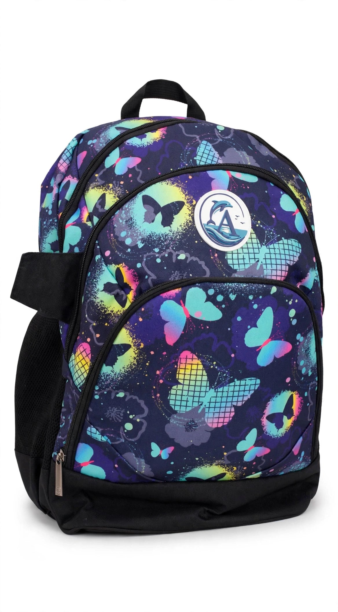 Blue Butterfly School Backpack – Girls Kids Bag