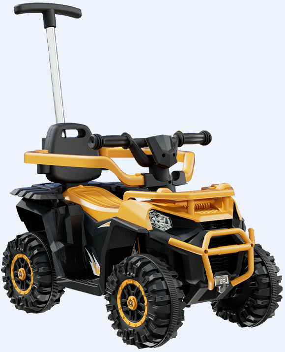 KIDS PUSH CAR WITH HANDLE