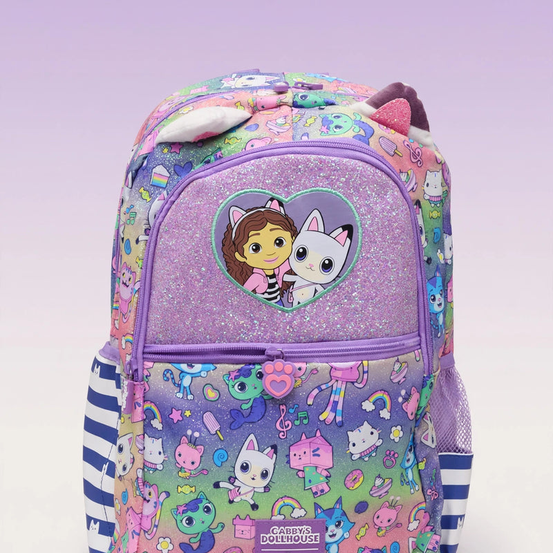 Smiggle Gabby's Dollhouse Glitter Backpack